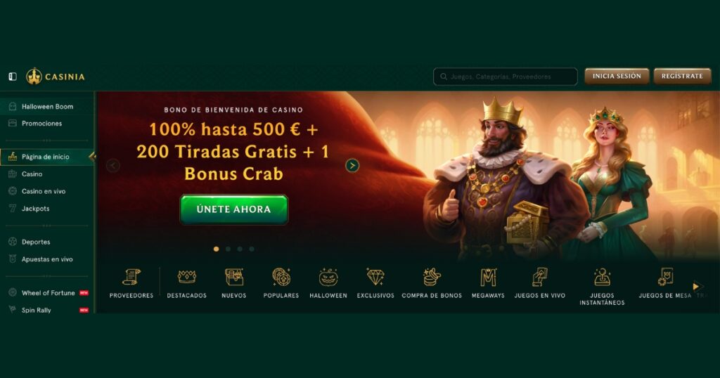 Vista de Casinia Casino