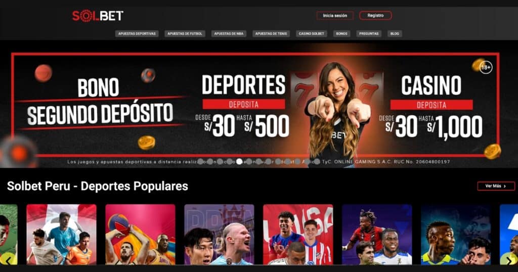 Vista de Solbet casino